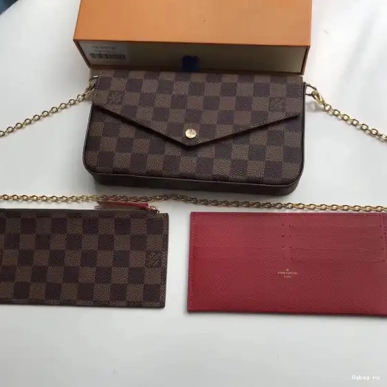 Felicie Bag Louis Damier Vuitton N63032 Pochette 0707